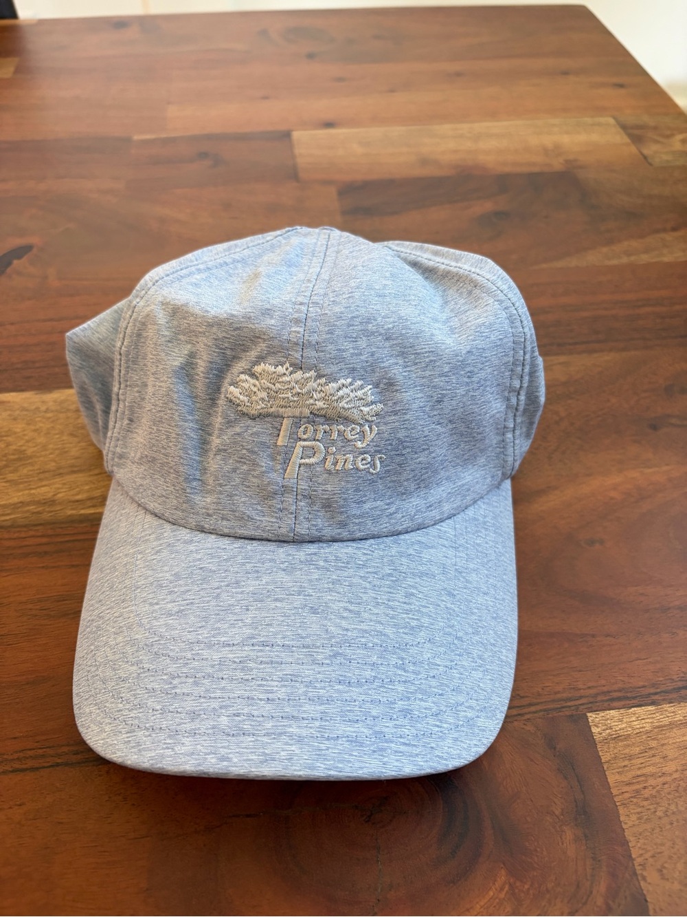 adidas Light blue/Gray Torrey Pines Embroidered Baseball Cap